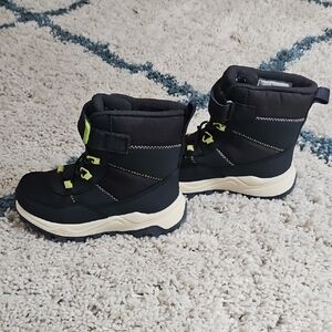 Stylish Black and Yellow Kids Boots